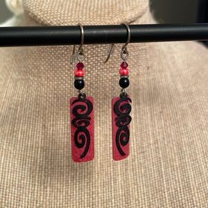 Handmade Wire Earrings from Art Festival Like New